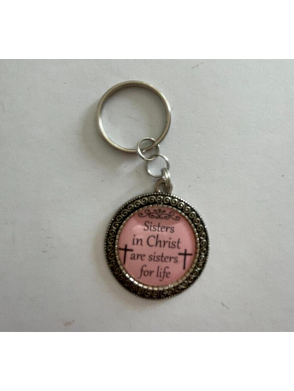Sisters In Christ Are Sisters For Life Key Chain Keychain
